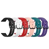 E ECSEM Bands Compatible for iTouch Sport 4 Replacement Wristbands, Colourful Silicone Bracelet Quick Release Strap Arm Bands for iTouch Sport 4 Smart Watch, Soft and Durable