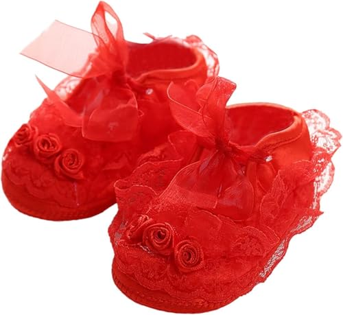 EUODOO Company Baby Shoes Fashion Toddler Shoes | Sandals Soft Soled Toddler | Bootie for Baby Princess (Red)