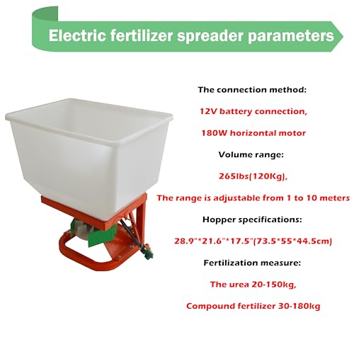 Difusor eléctrico frontal para ATV, 265 lb, 12V/24V motor miniatura 3
