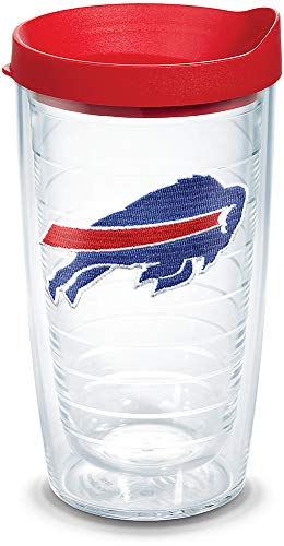 Image of Tervis Made in USA Double Walled NFL Buffalo Bills Insulated Tumbler Cup Keeps Drinks Cold & Hot, 16oz, Primary Logo