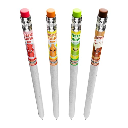Lápices de grafito HB #2 Scentco Smencils 4 unidades miniatura 4