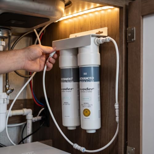 Dual Stage Inline Water Filter System, 20 Micron Sediment Removal image 5