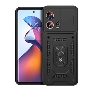 Gshield Capa Case Capinha Dinamic Cam Protection para Motorola (Preta, Edge 30 Fusion)