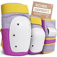 Liebkern Skate Protektoren Set für Erwachsene & Kinder [Unisex] - Ideal für Inliner, Skateboard, Scooter - Knieschoner Inliner Schoner Set