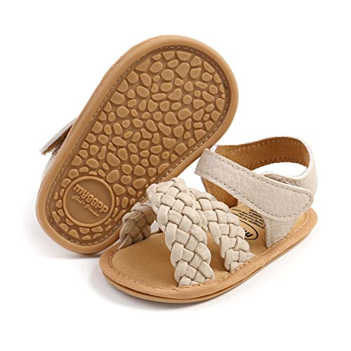 RVROVIC Baby Boys Girls Sandals Premium Soft Anti-Slip Rubber Sole Infant Summer Outdoor Shoes Toddler First Walkers