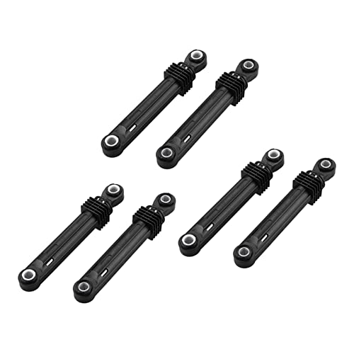2Pcs 6 Pcs 100N, Compatible for LG Washing Machine Shock Absorber Washer Front Load Part Black Plastic Shell Home Appliances Accessories (Color : Light Grey)