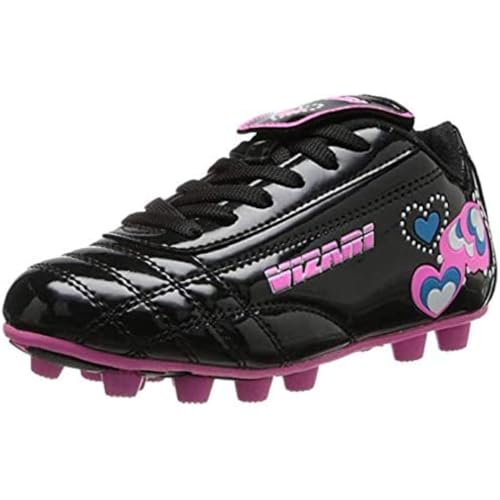 Vizari USA Boys Girls Soccer Cleats | Youth Firm Ground Athletic Outdoor Football Shoes for Toddler, Little Kid, Big Kid | Lightweight & Durable