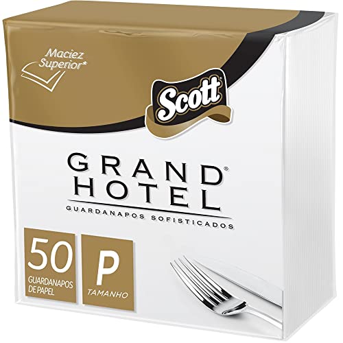 Guardanapo Scott Grand Hotel 24X24 - 50 Unidades, Scott Duramax