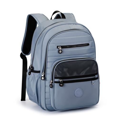 Mochila Kika Escolar Feminina Adulta Juvenil Trabalho Costa (Azul)