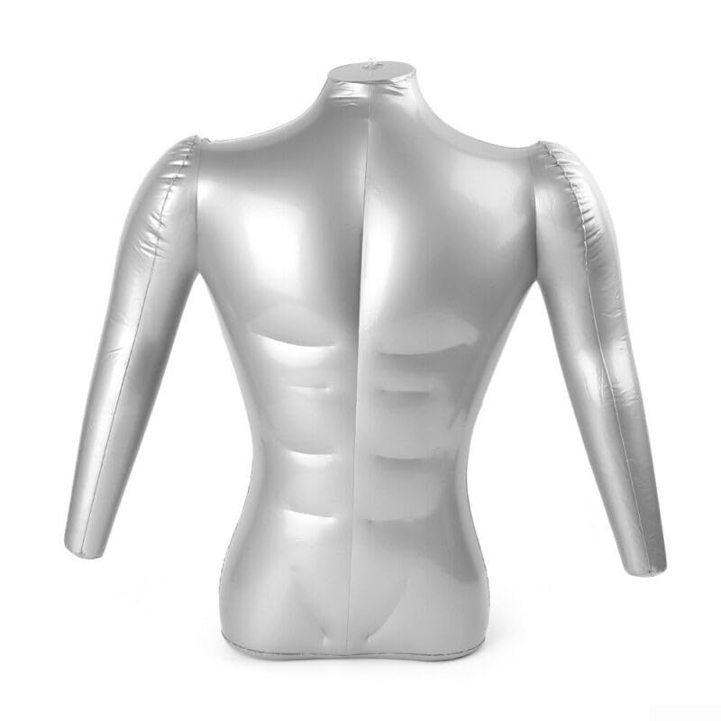 Męski model torsu nadmuchiwany, szerokość ramion 50 cm