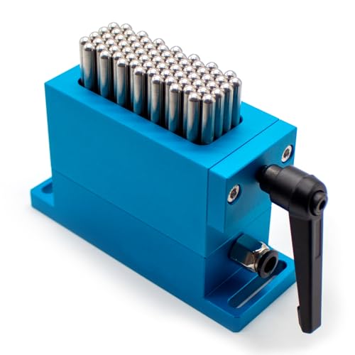 Jieotwice Flexible Fixture 30x79MM Universal Flexible Claw 304 Stainless Steel Needle Load 70KG for CNC Laser Marking Machine