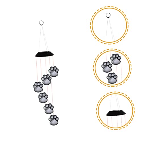 Yardwe 3 Pecas Luz Solar De Carrilhão De Carrilhões Memoriais Sinos De Iluminados Carrilhão De Memor