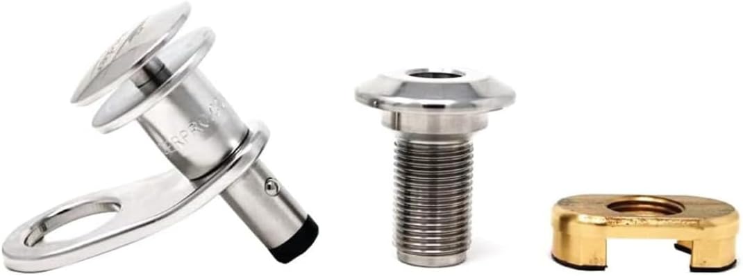Made in USA | Quick Release Fender Cleats | 316 Stainless Steel | Ultimate Corrosion Resistance | 1/2" and 3/8" | Verify Size Before Ordering | Retrofits and Replacements | Easy to Use |