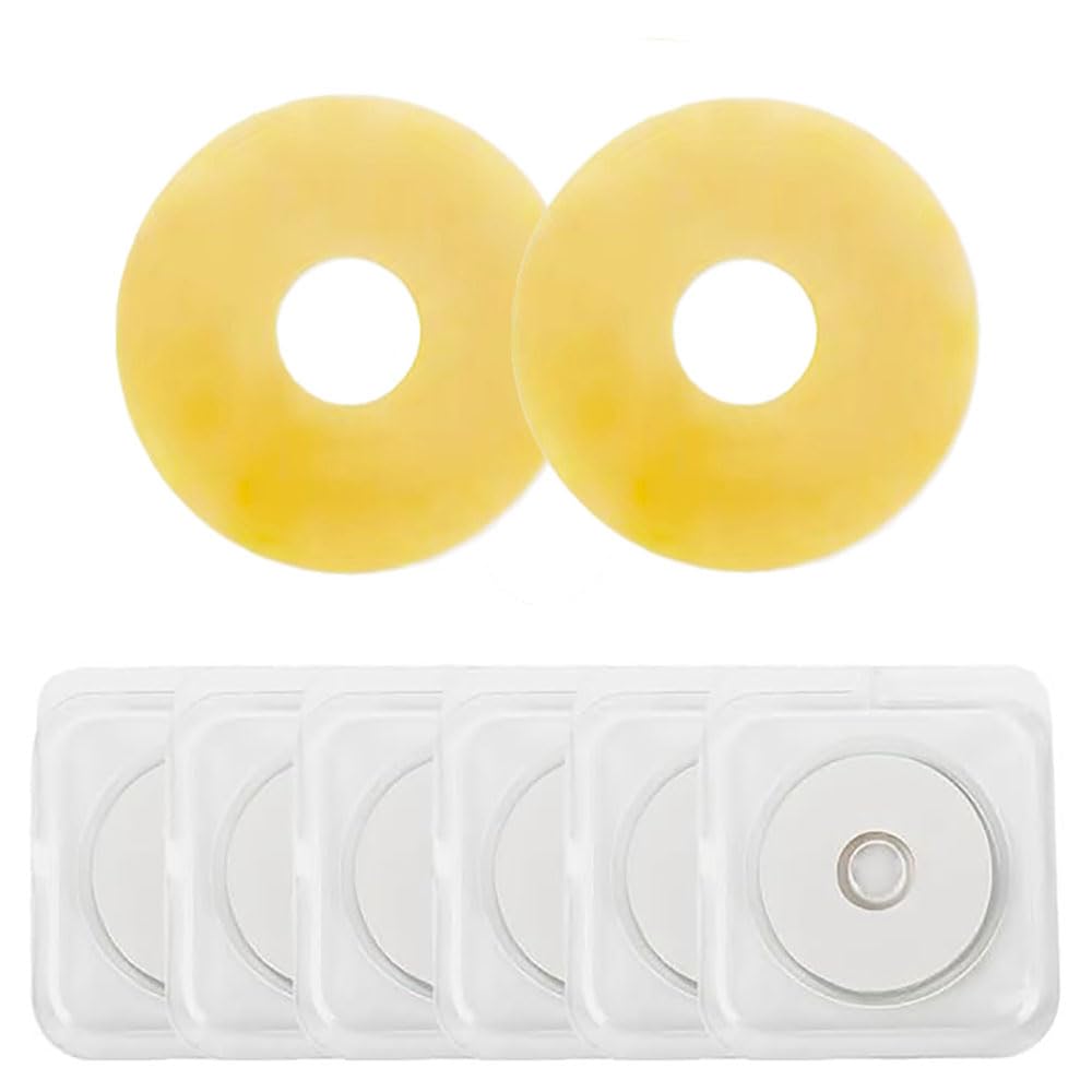 Shanzhinan 20PCS 2mm Ostomy Barrier Ring Ostomy Supplies for Colostomy Bags
