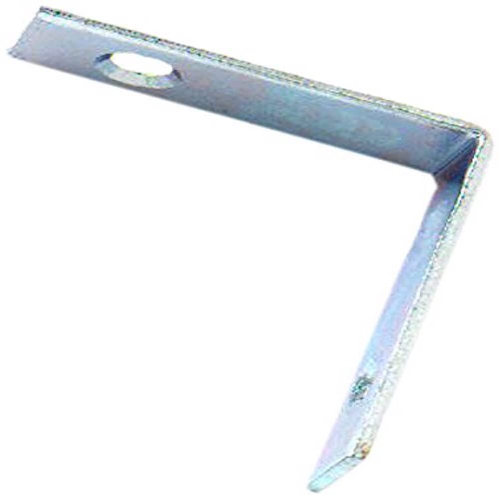 Merriway Bright Zinc Plated Bh05145 (4 Pcs) Corner Brace Bracket Plates, Bzp 25Mm - Pack Of 4 Pieces