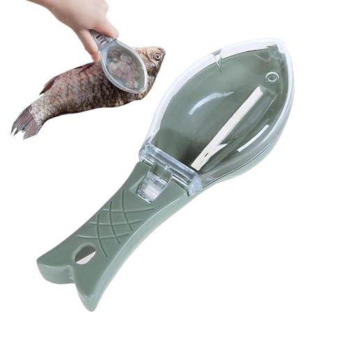 La mejor selección de Palas para servir pescados Top 10. 43 Removedor De Escamas De Pescado - Cepillo De Limpieza En Forma De, Raspador Eficaz | Herramienta Para Descalcificar Pescado Rápidamente, Pelador De Piel Y Práctica Herramienta De...