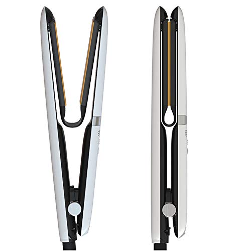 HAIRCURLER Hair Straightener Portable Anti-Scald Hair Curler 2-in-1 3D Negative Ion Ceramic Coating Tourmaline Straightening Dual Voltage Suitable for Travel for All Kinds of Hair