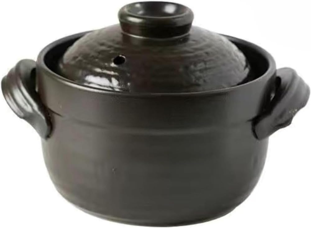 Amazon.co.jp: 炊飯器-IH対応万古焼黒釉金属二重蓋飯鍋三合一調理|IH