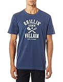 Life Is Good Grillin' Like a Villain Crusher Playera para Hombre, Medium