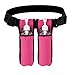 Massage Bottle Bag Massage Therapist Holster Massage Lotion Holster Massage Oil Holsterï¼ˆDb1KD-Rose Redï¼‰
