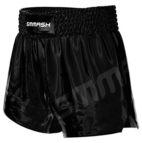 SMMASH MMA Shorts Herren Kurz Sporthose Thaibox Muay Thai Hose Boxhose Trainingsshorts Atmungsaktiv Elastisch Abriebfest