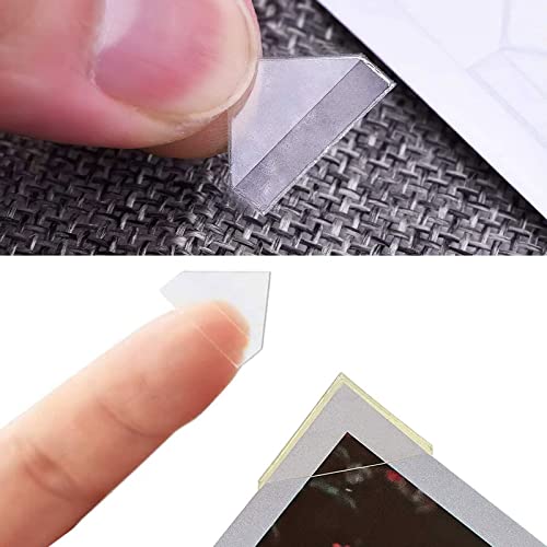 Fotoecken, selbstklebend, 1020 Stück, Bilder, Alben, Scrapbook, DIY, Basteln, Bilder, Randaufkleber, transparent