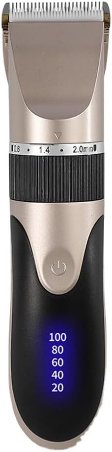 Electric Hair Clipper Rechargeable Shaver for Household Use(Gold)