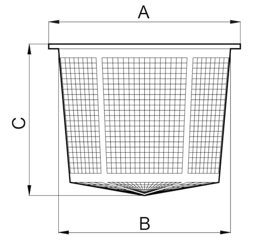 Filtre panier ARAG Ø 305 pour stopper les résidus de remplissage de cuve