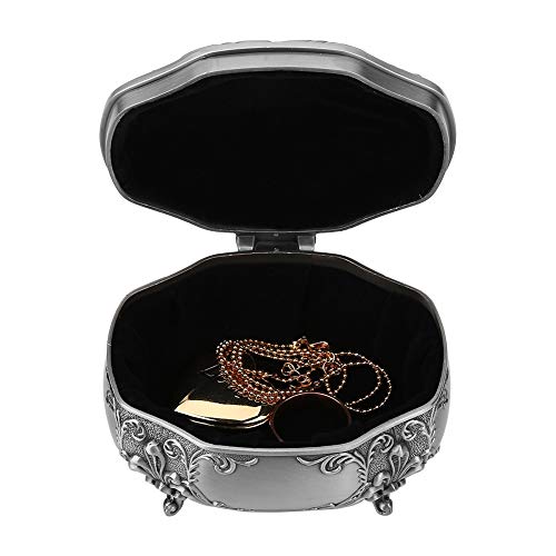 Beautiful Necklace Storage Box, Solid Vintage Jewelry Box, Long Lasting Exquisite Zinc Alloy Soft Inner Storing Gift For Wedding Valentine's Day Birthday Party #TOP7
