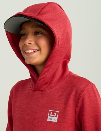 HUK Boys' Coldfront, Performance Fishing Hoodie for Kids3