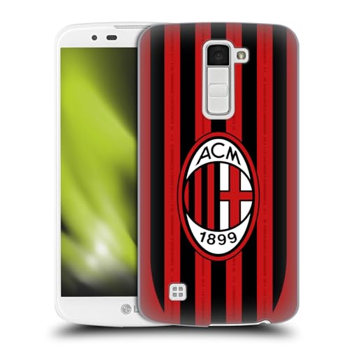 Head Case Designs Officially Licensed AC Milan Home 2024/25 Crest Kit Hard Back Case Compatible with LG K10 / K10 Dual SIM