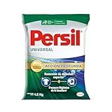 Persil- Detergente en Polvo Universal 4.5Kg Acción Profunda Plus, Remoción de Manchas Incrustadas y Odor Block, con...