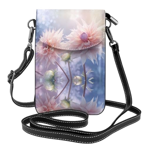 Petits sacs à bandoulière en cuir végétalien - Lot de 3 pochette téléphone légers colorés