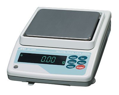 A&D Weighing GF-400 Toploading Balance, 410g x 0.001g External Calibration, RS-232, GLP Compliant
