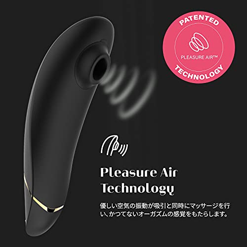 Womanizer ウーマナイザー Premium 1ー クリトリス吸引器 新機能自動操縦及びスマート静音 吸盤機械本体新案 G-スポットオーガズムクリトリスマッサージ Black - 画像2
