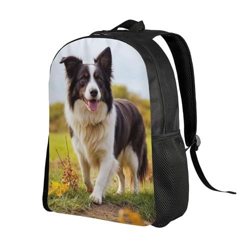 Travel Backpack for Women & Men Dog Autumn Landscape Lightweight, Large Capacity Backpack For Adult 16 Inch2
