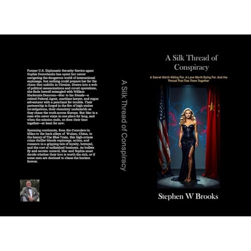 A Silk Thread of Conspiracy Audiolibro Por Stephen Brooks arte de portada