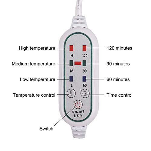USB Coperta Riscaldata Scialle, Scialle Elettrico