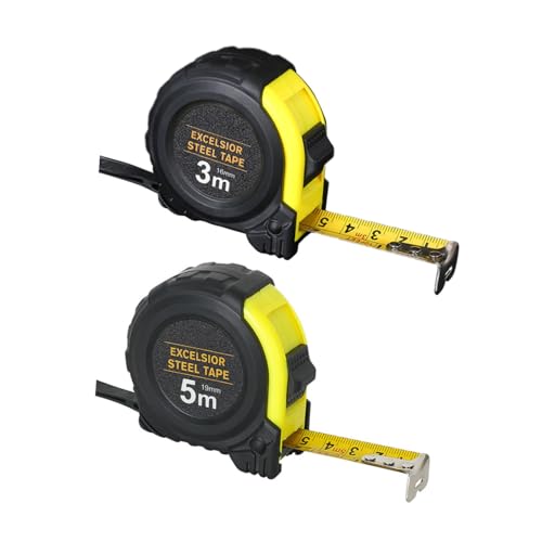 OSALADI 2pcs cinta métrica de 5 m doble escala métrica e imperial miniatura 1