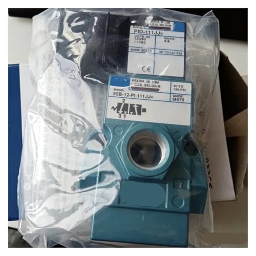 Électrovanne 55B-12-PI-111JA pneumatique industrielle haute performance pour commande de fluides
