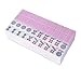 TIASUSAN American Mahjong Tile Set with 166 Pink Back Tiles (1.2”, Tiles Only), Mahjong Game Set