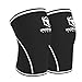 Iron Bull Strength Knee Sleeves 7mm (1 Pair) - High Performance Knee Sleeve Support for Weight Lifting, Cross Training & Powerlifting - Best Knee Wraps & Straps Compression - for Men and Women