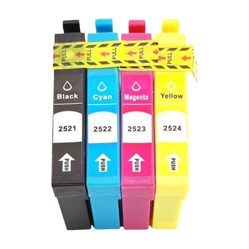 Cartouche d'encre T2524 Yellow haute fluidité pour impressions nettes sur WF-3640
