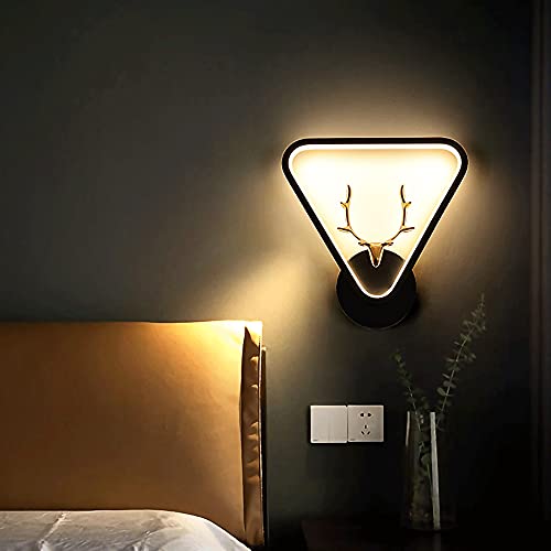Lámpara de pared triangular para eliminar espacios oscuros en dormitorios 4