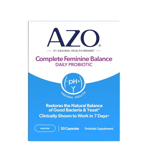 AZO Complete Feminine Balance Daily Probiotics for Women, Clinically Proven