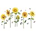 decalmile Pegatinas de Pared Girasoles Mariposa Vinilos Decorativos Flores de Jardín Adhesivos Pared Habitación Infantiles Dormitorio Salón
