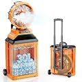 30L Bucket Portable Misting Fan, 30000mAh Rechargeable Battery Powered Oscillating Cooling Fan, 4 Strong Winds, Brushless Motor Outdoor Fans for Fishing, Travel, Garden, Golf, Tent