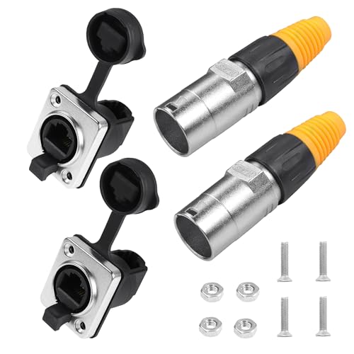 YACSEJAO RJ45 Interface Waterproof Sockets Connector