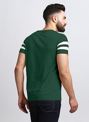 Image of AUSK T-Shirt for Mens Double Stripes on Chest