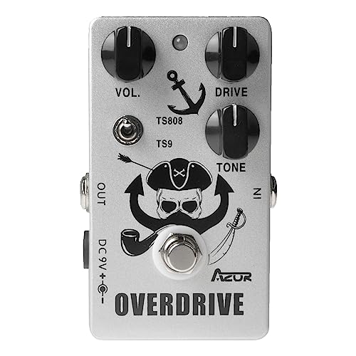 Benson Preamp Pedal Shell Pink Sparkle Pre-Order available on Black Bobbin 7 AZOR Overdrive Guitar Pedal Vintage Overdrive Effects,TS808 or TS9 Switch All-Metal Effect Pedal with True Bypass